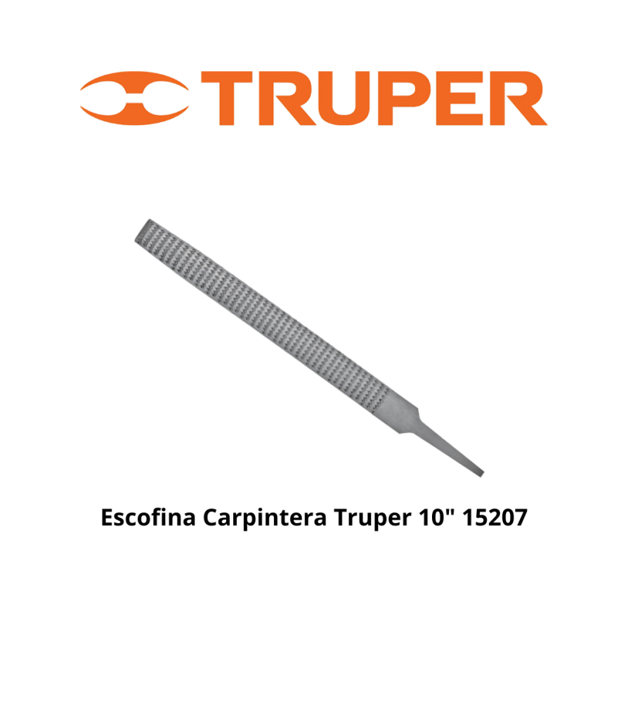 Escofina Carpintera Truper 10" 15207