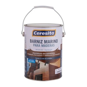 BARNIZ MARINO CERESITA C/TINTE 1 GL NOGAL