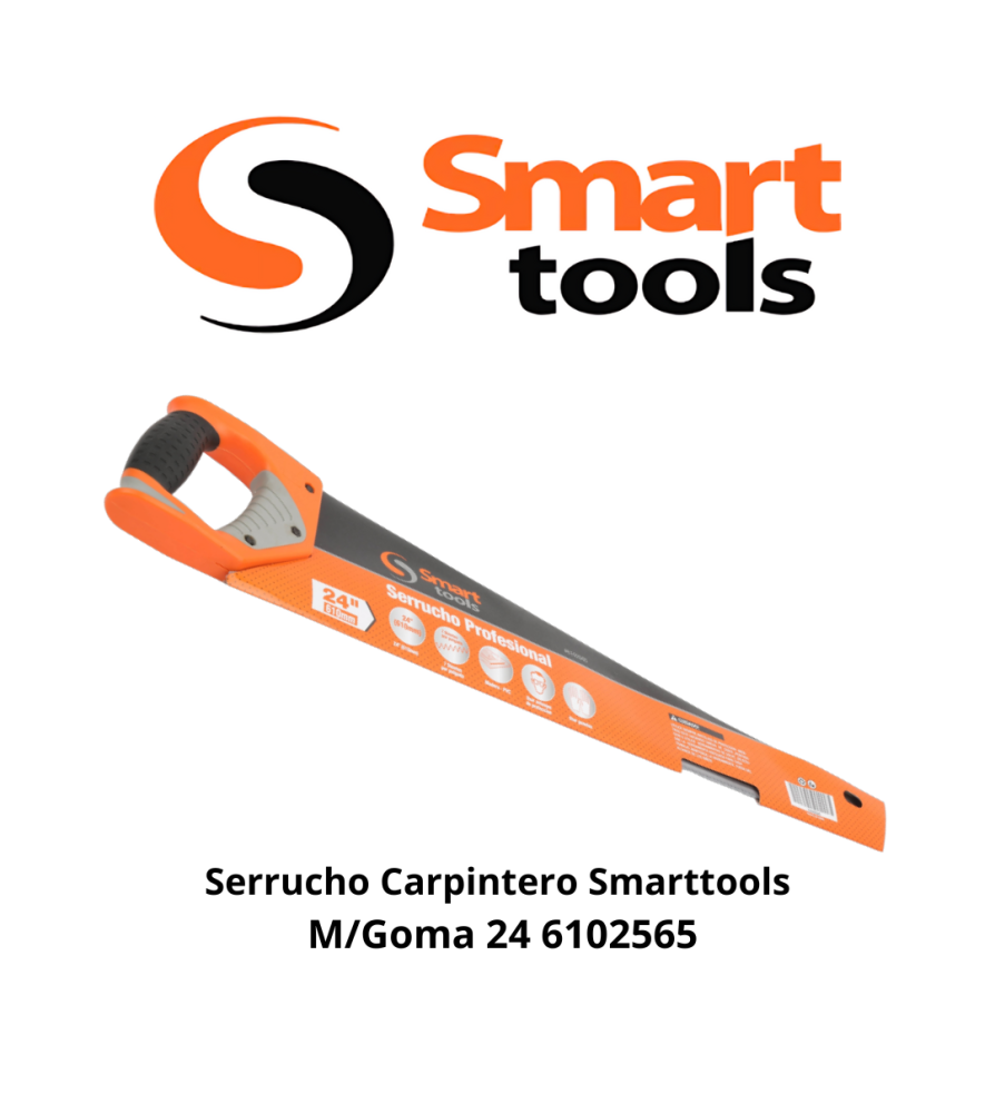 Serrucho Carpintero Smartools M/goma 24 6102565
