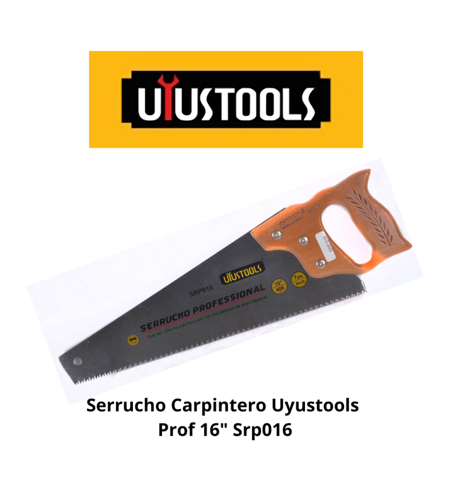 Serrucho Carpintero Uyustools Prof 16" Srp016