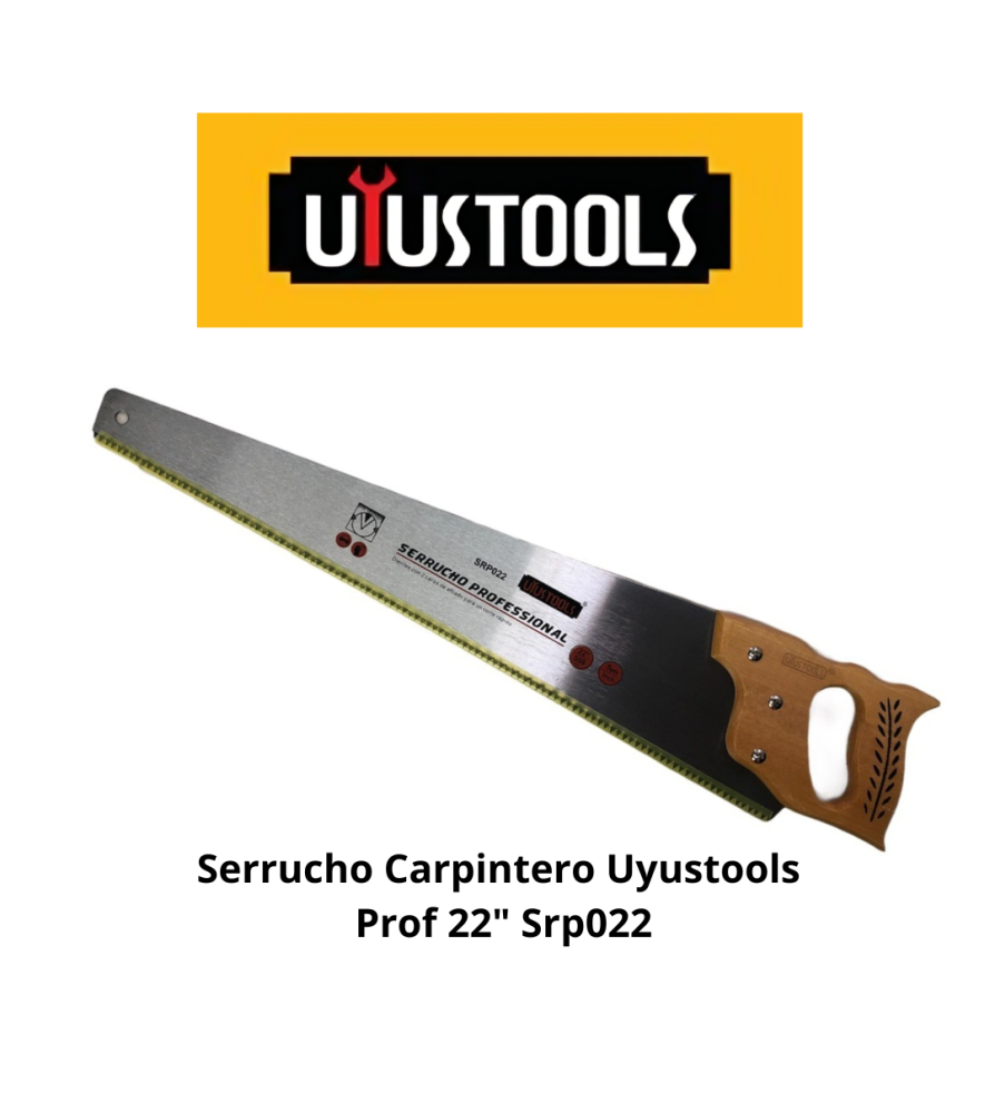 Serrucho Carpintero Uyustools Prof 22" Srp022