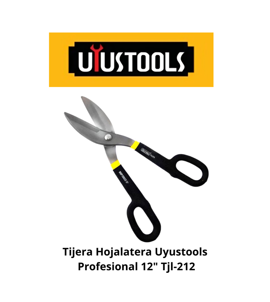 Tijera Hojalatera Uyustools Profesional 12" Tjl-21