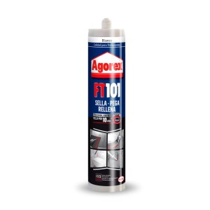SILICONA AGOREX FT101 BLANCA SELLA PEGA 300 ML