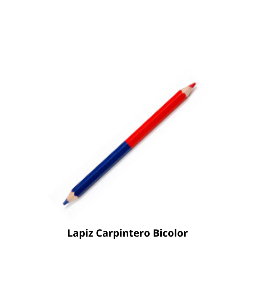 Lapiz Carpintero Bicolor