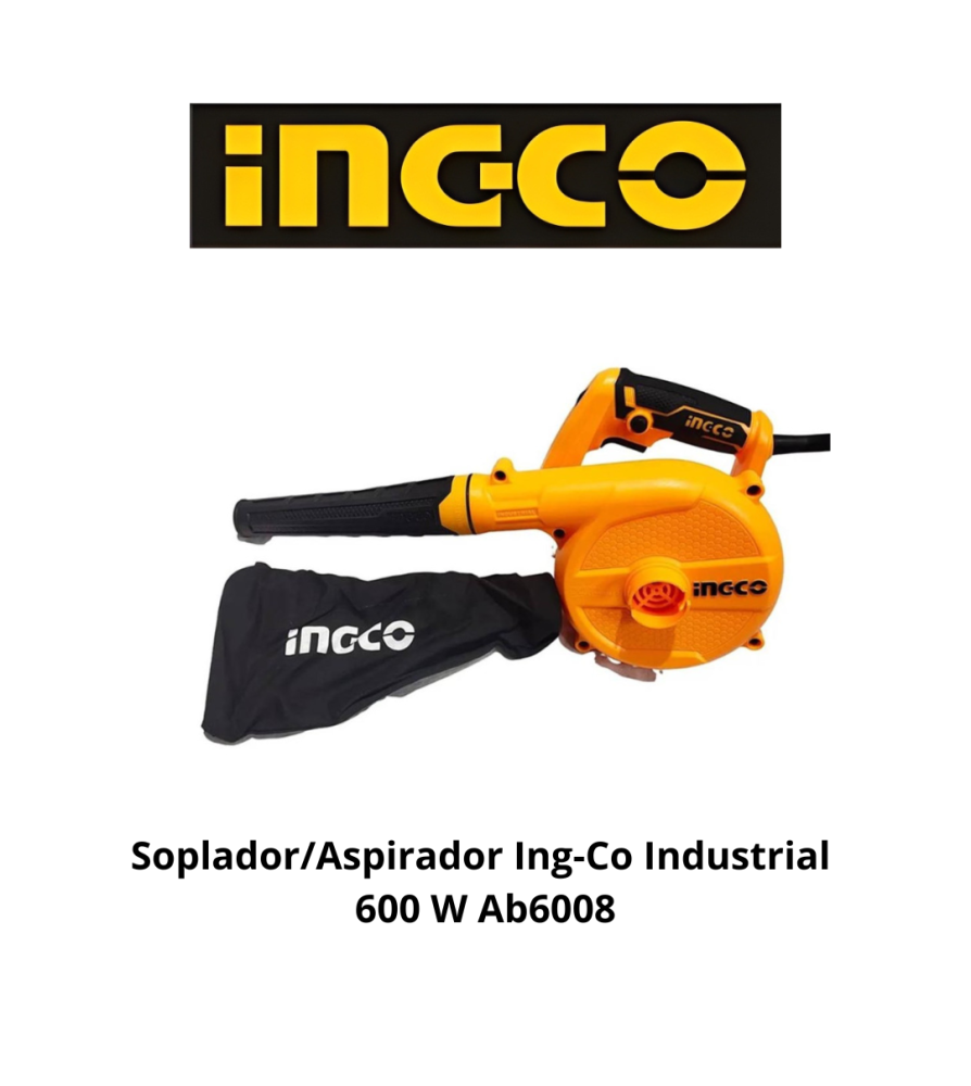 Soplador/aspirador Ingco Industrial 600 W Ab6008