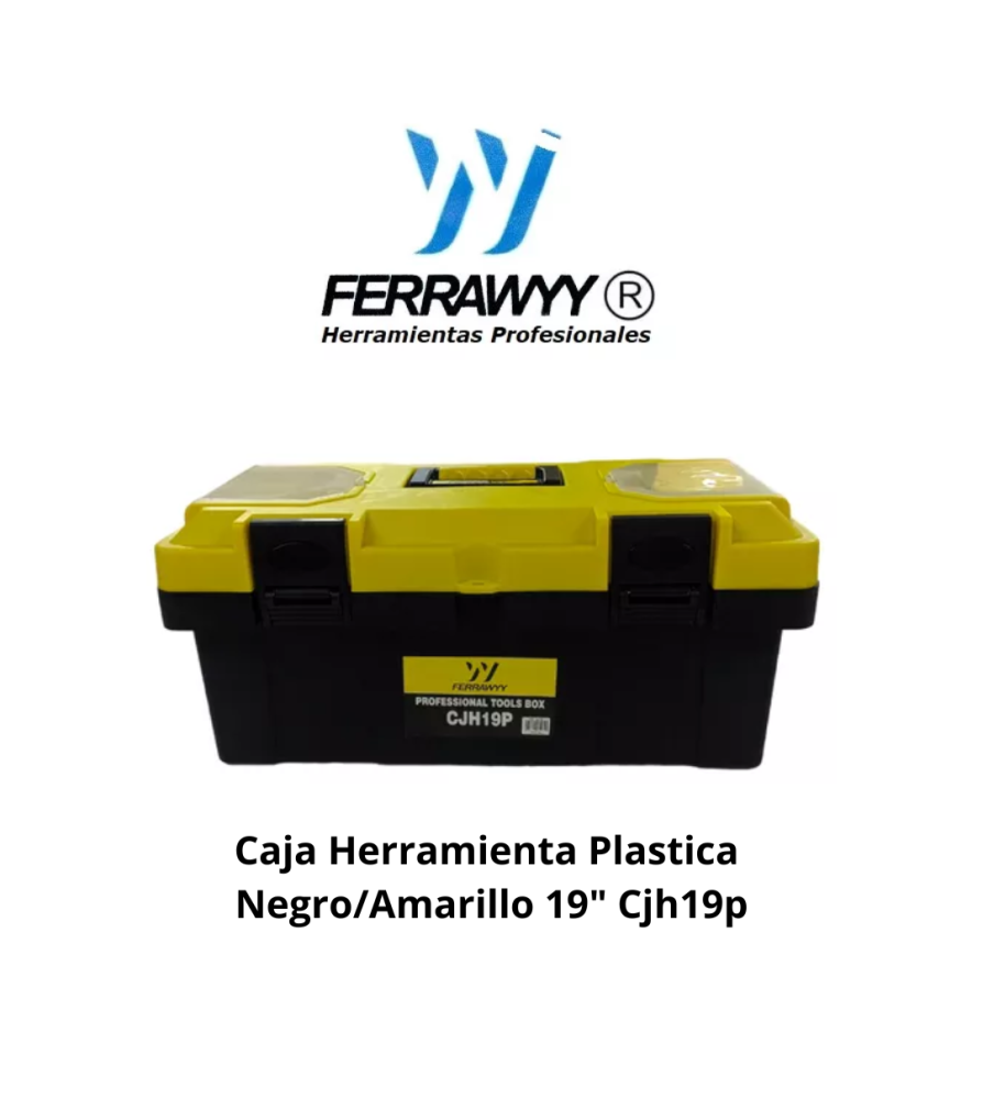 Caja Herramienta Uyustools Negro/amarillo 19" Cjh1