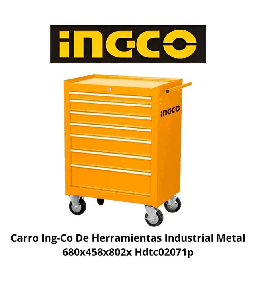 Carro Ingco De Herramientas Industrial Metal 680x
