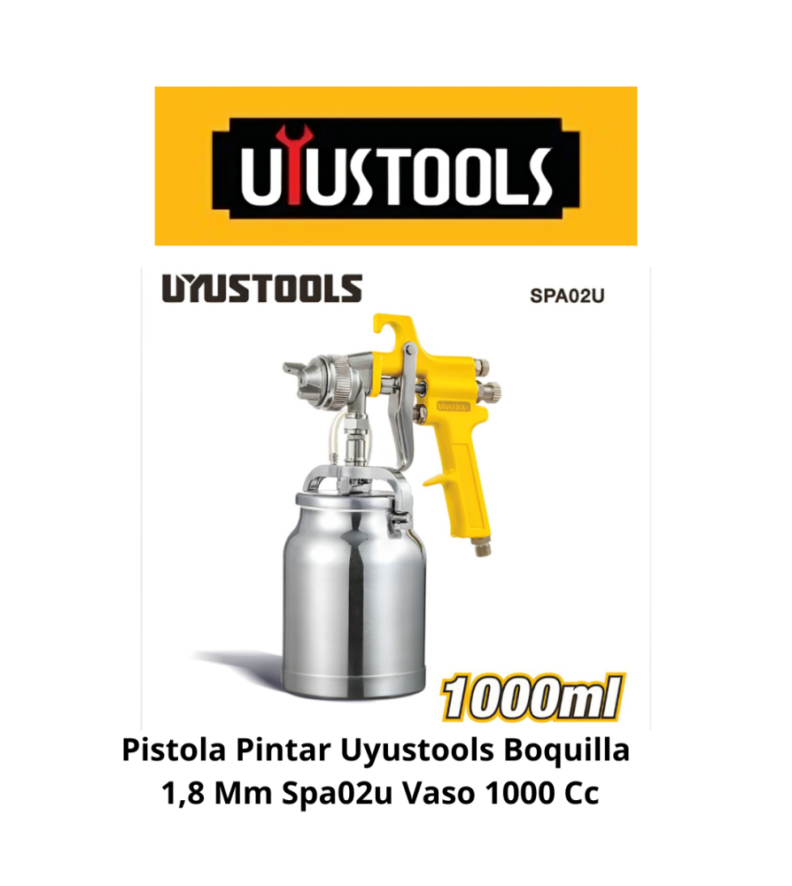 Pistola Pintar Uyustools Boquilla 1,8 Mm Spa02u Va