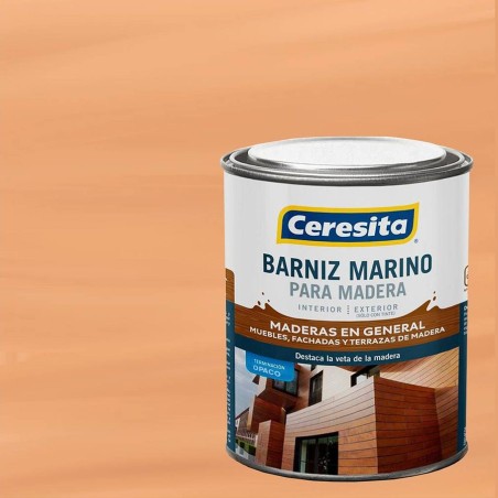 BARNIZ MARINO CERESITA OPACO 1/4 GL NATURAL