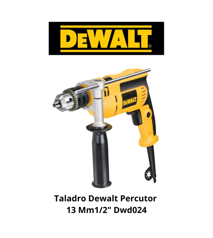 Taladro Dewalt Percutor 13 Mm 1/2" Dwd024
