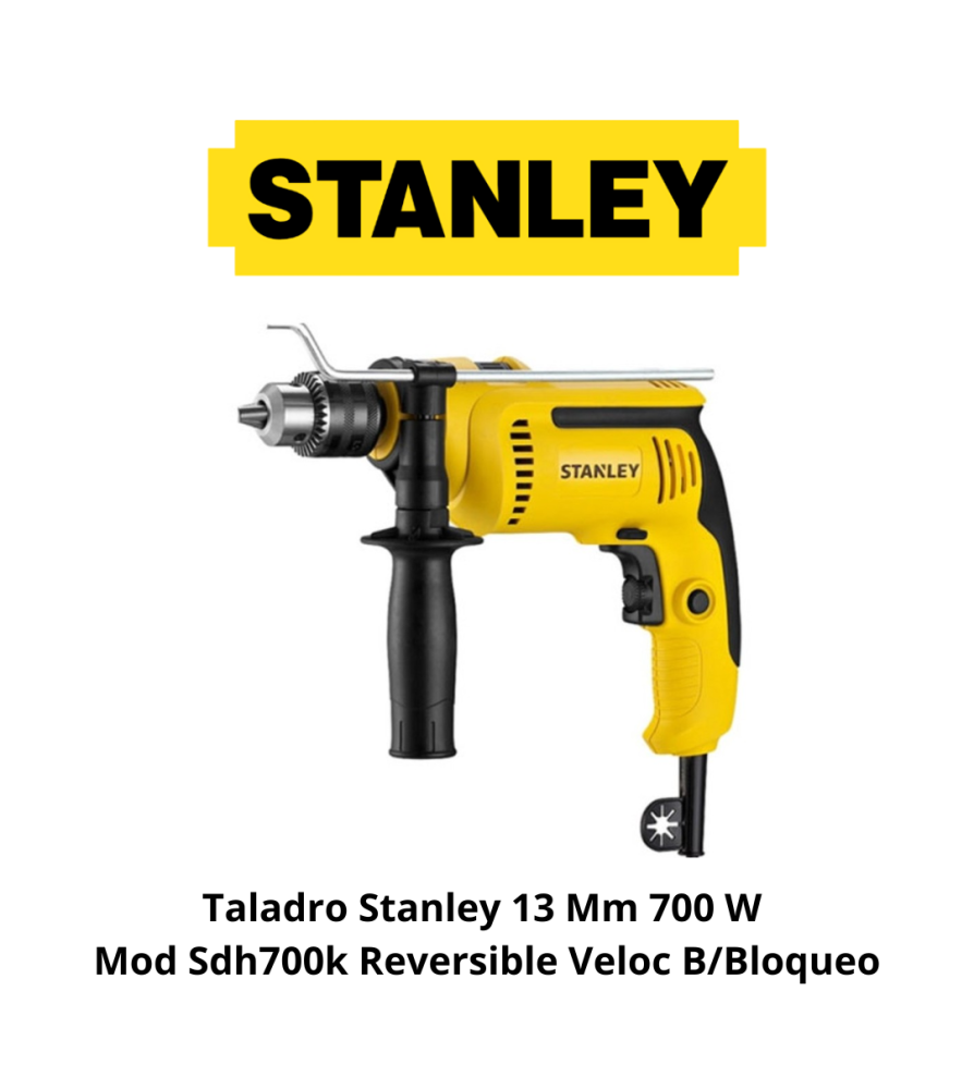 Taladro Stanley 13 Mm 700 W Mod Sdh700k Reversible