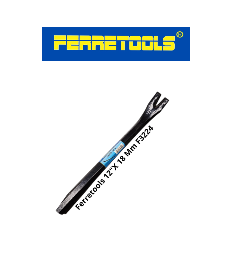 Uneta Sacaclavos Ferretools 12"x 18 Mm F3224