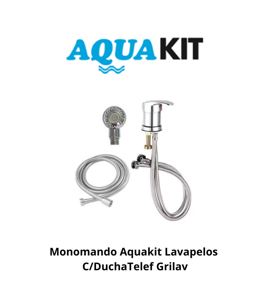 Monomando Aquakit Lavapelos C/ducha Telef Grilav