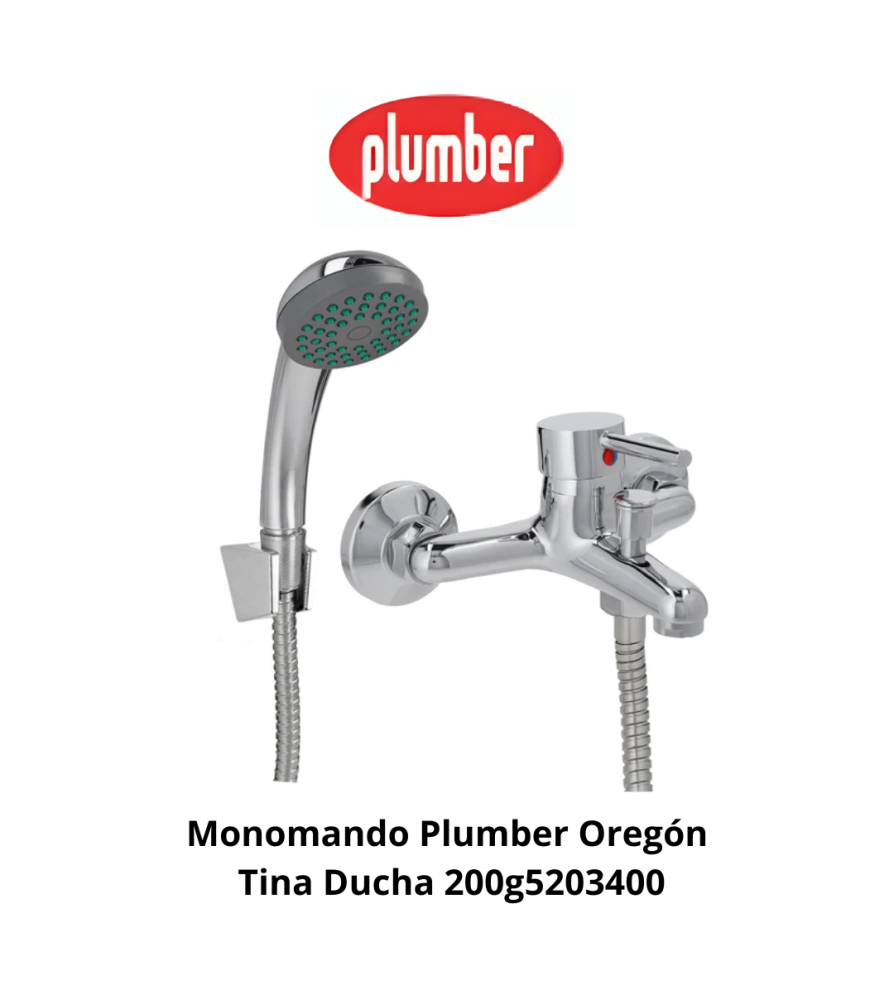 Monomando Plumber Oregon Tina Ducha 200g5203400