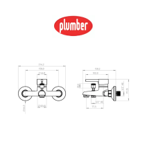 Monomando Plumber Oregon Tina Ducha 200g5203400
