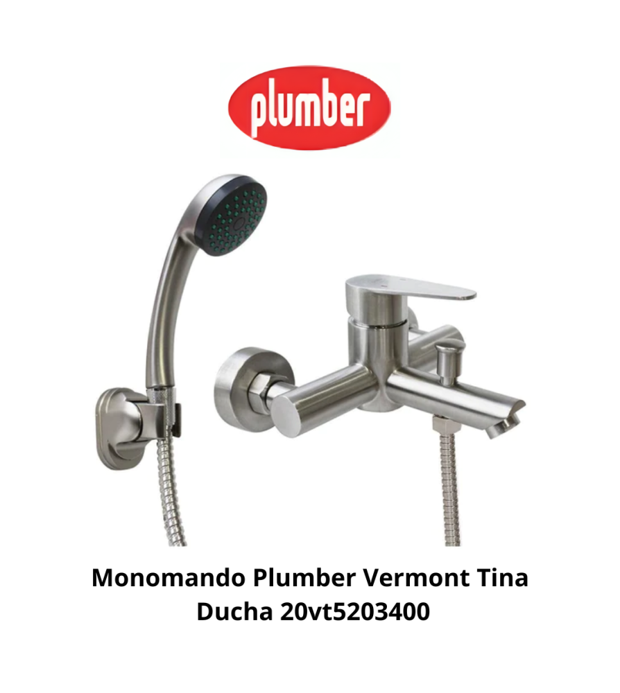 Monomando Plumber Vermont Tina Ducha 20vt5203400