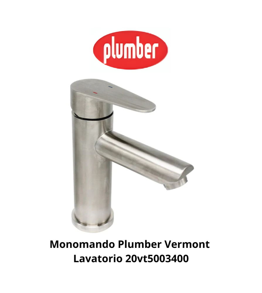 Monomando Plumber Vermont Lavatorio 20vt5003400