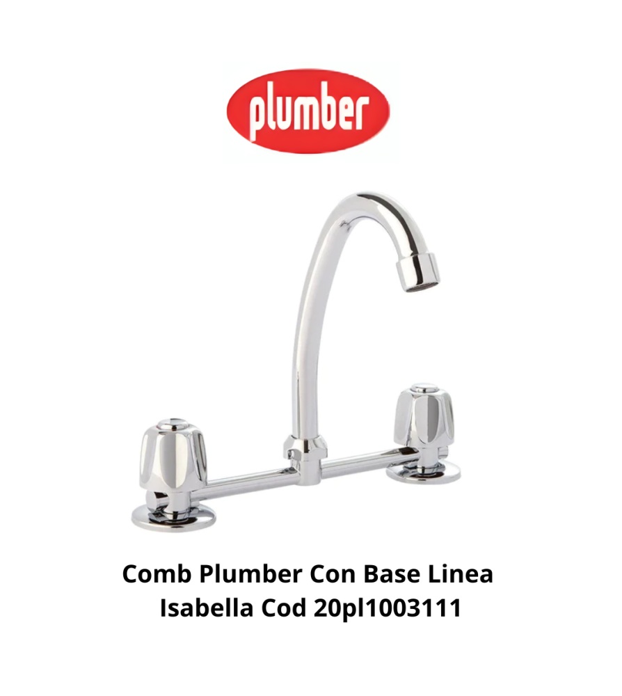 Comb Plumber Con Base Linea Isabella Cod 20pl10031