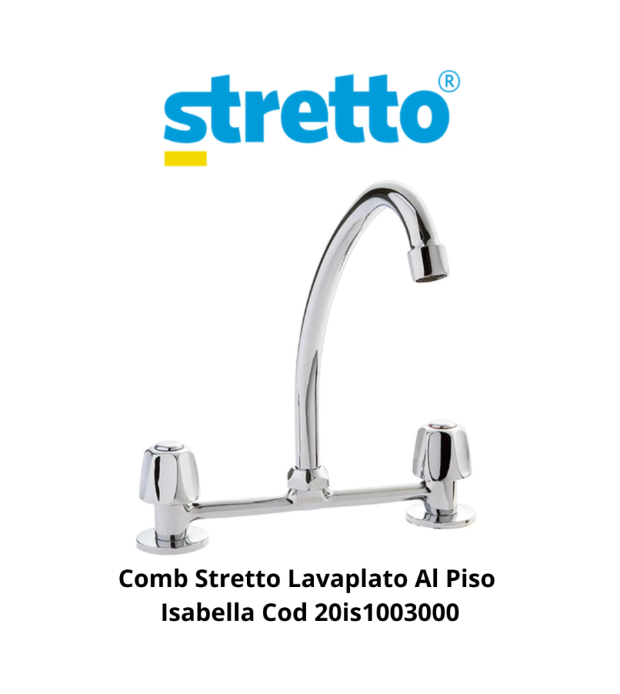 Comb Stretto Lavaplato Al Piso Isabella Cod 20is10