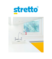 Comb Stretto Lavaplato Mossini Metal 8" 20ms100140