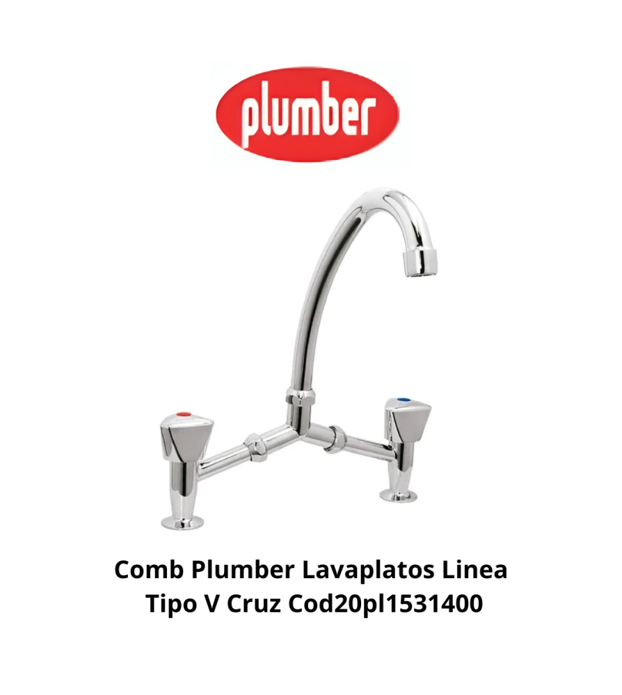 Comb Plumber Lavaplatos Linea Tipo V Cruz Cod20pl1