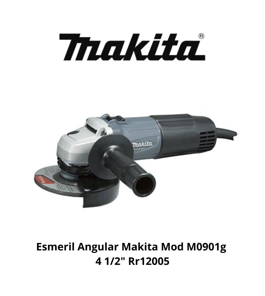 Esmeril Angular Makita Mod M0901g 4 1/2" Rr12005