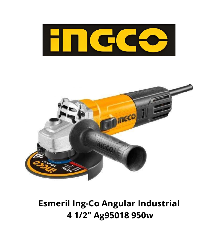 Esmeril Ingco Angular Industrial 4 1/2" Ag95018 9