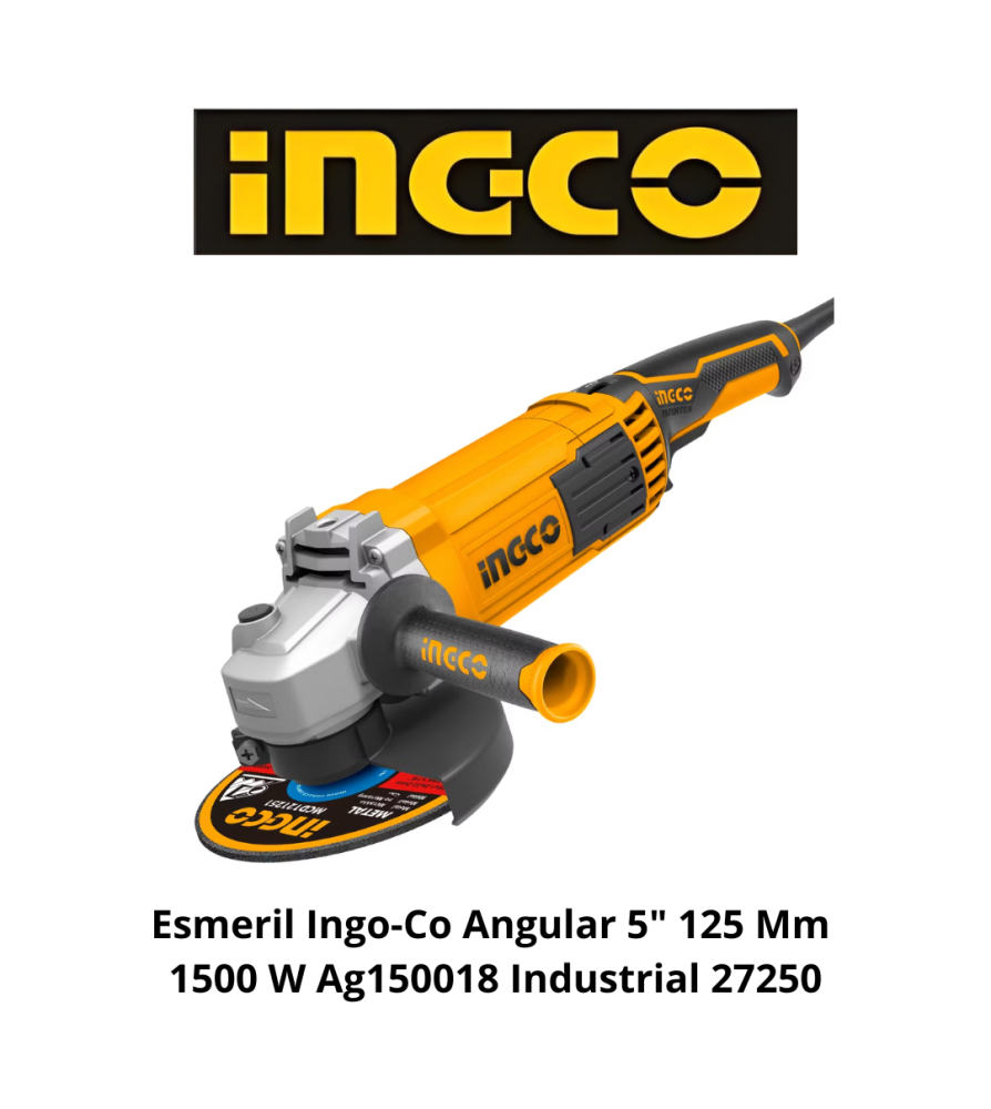 Esmeril Ingo-co Angular 5" 125 Mm 1500 W Ag150018