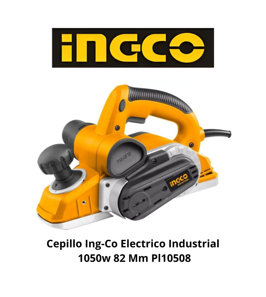 Cepillo Ingco Electrico Industrial 1050w 82 Mm Pl