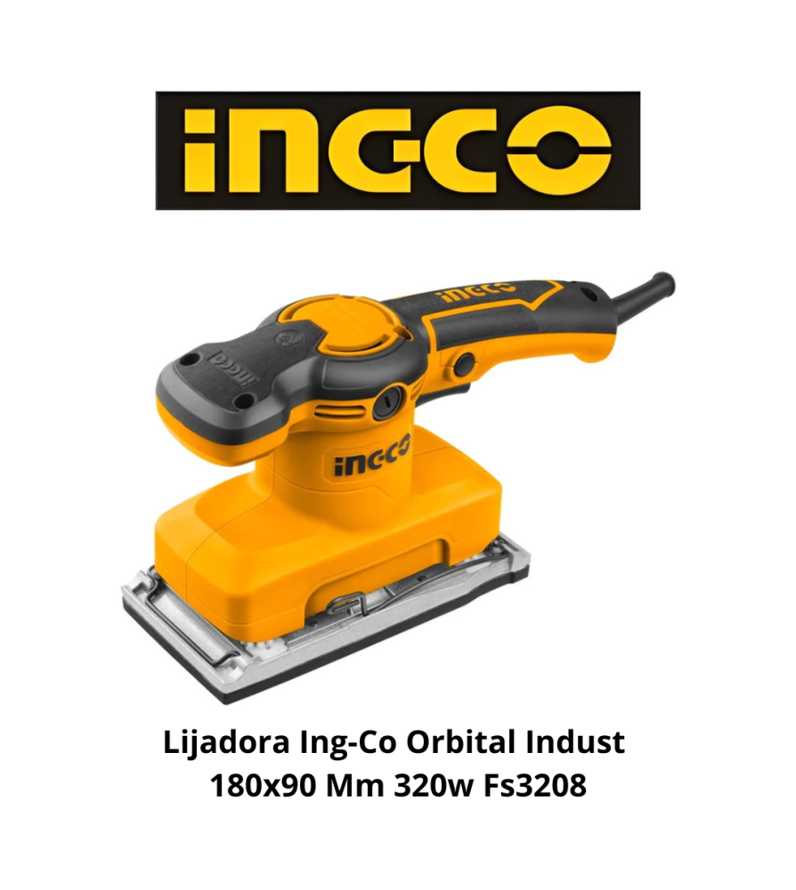 Lijadora Ingco Orbital Indust 180x90 Mm 320w Fs32
