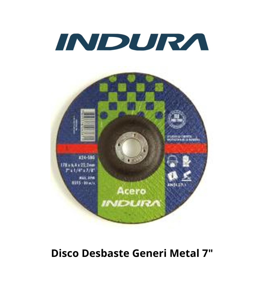 Disco Desbaste Generi Metal 7"