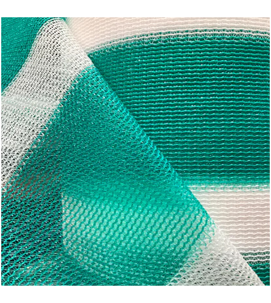 Malla Sombra 65% X 2,10 Mt Verde Blanco