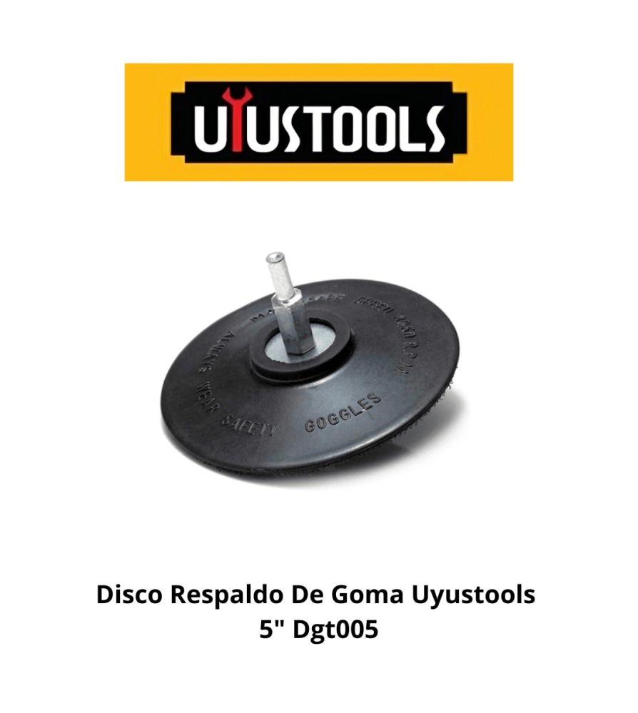 Disco Uyustools Respaldo Goma 5" Dgt005