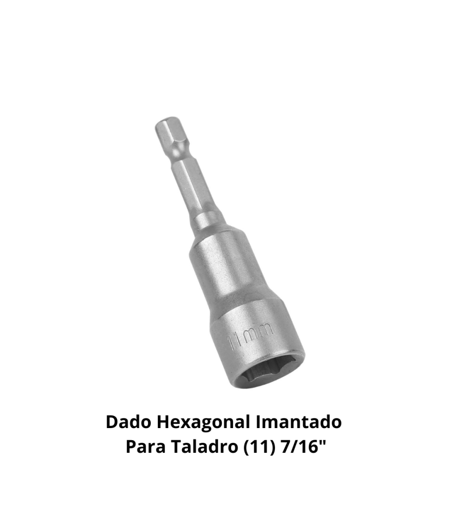 Dado Hexagonal Imantado Para Taladro (11) 7/16"
