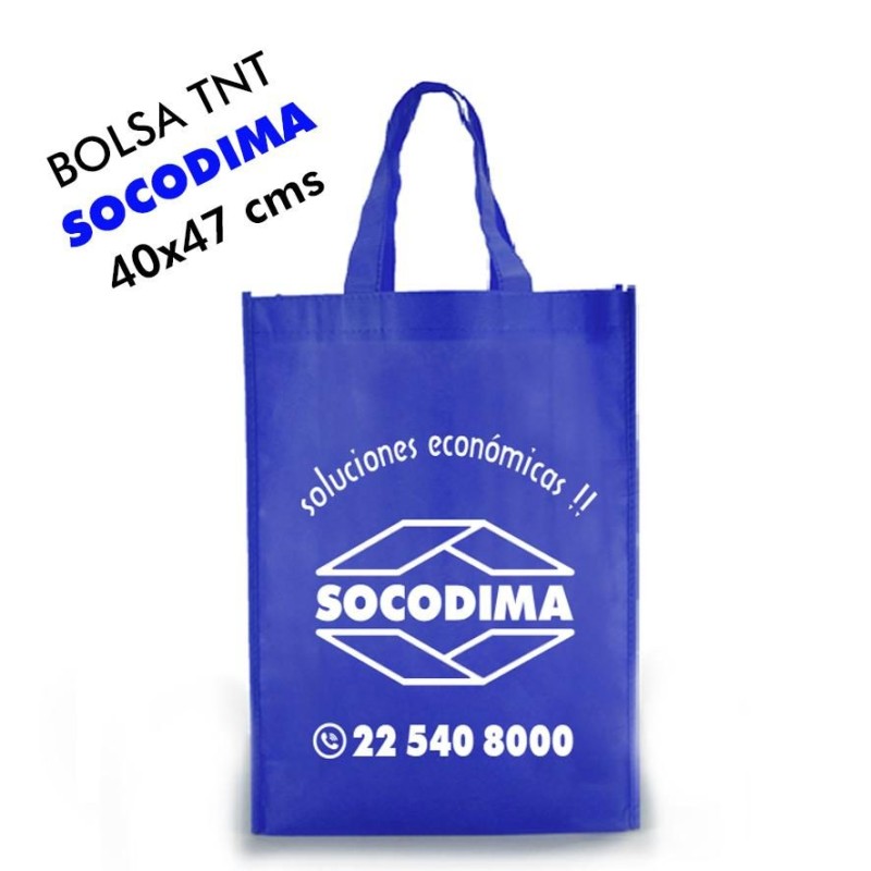 BOLSA ECOLOLGICA TNT 40X47 REUTILIZABLE ESTAMPADA