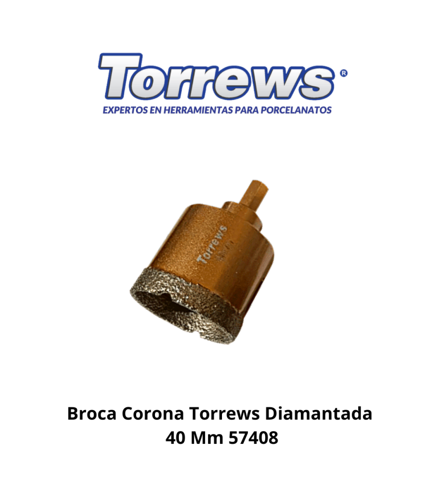 Broca Corona Torrews Diamantada 40 Mm 57408