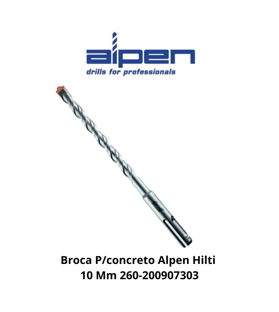 Broca Concreto Alpen Hilti 10 Mm 260-200907303