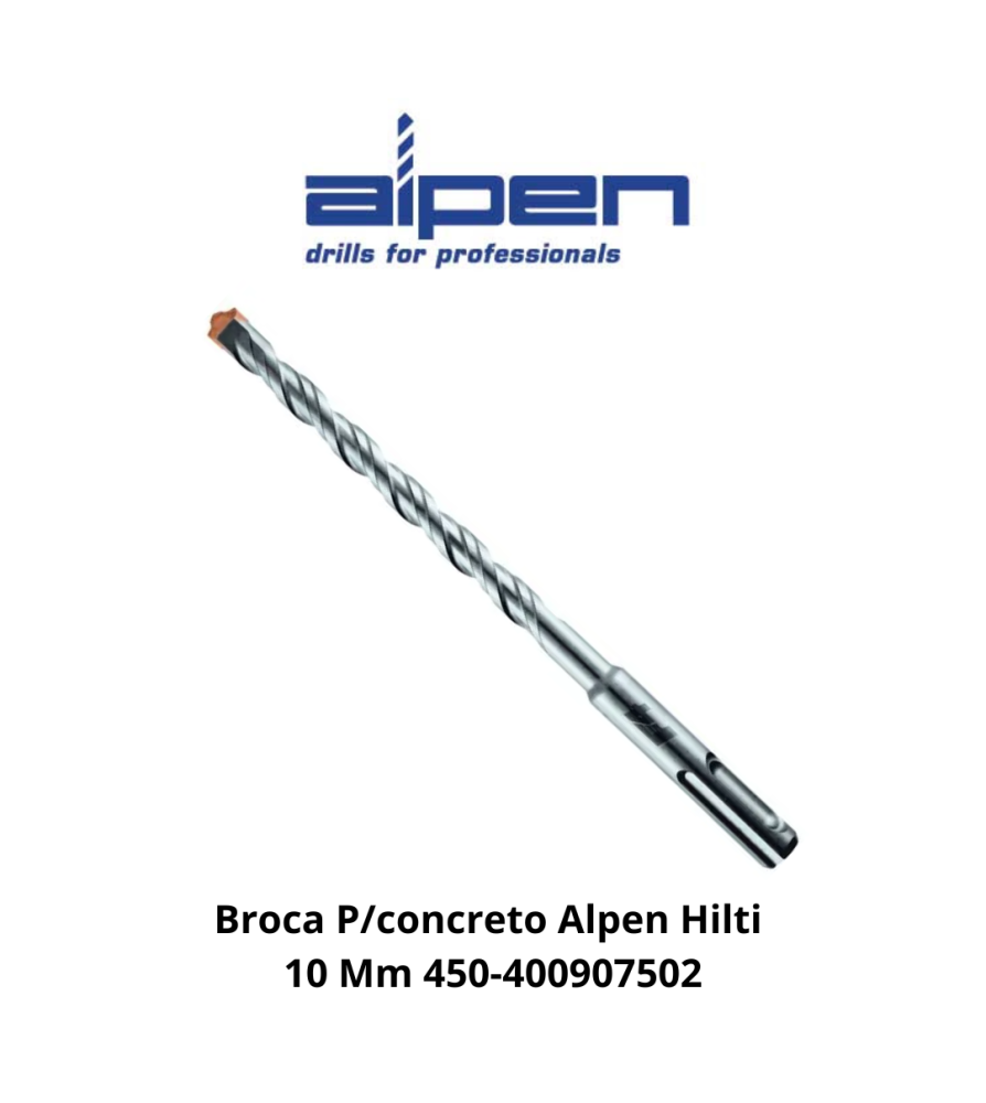Broca Concreto Alpen Hilti 10 Mm 450-400907502