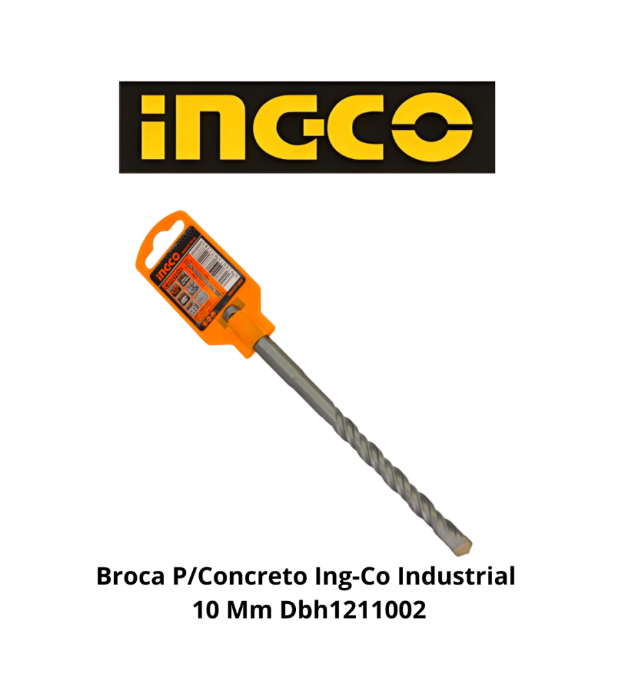 Broca Concreto Ingco Industrial 10 Mm Dbh121100