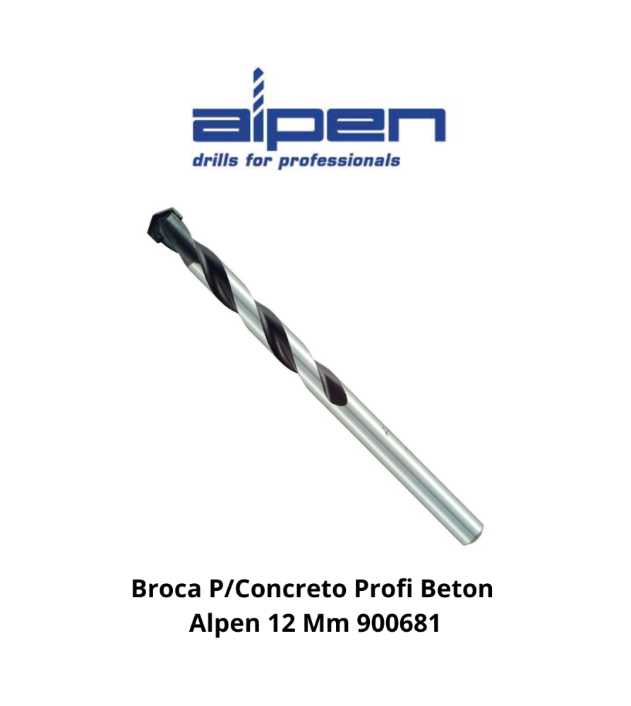 Broca Concreto Profi Beton Alpen 12 Mm 900681