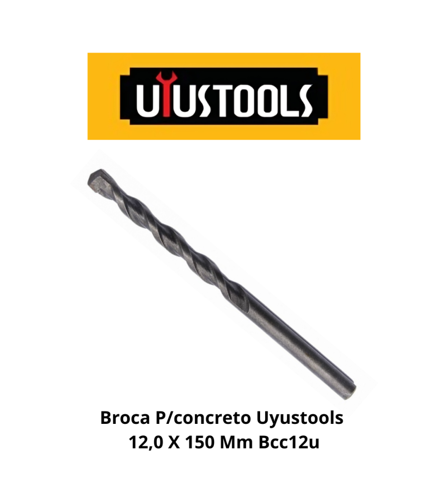 Broca Concreto Generica 12,0 X 150 Mm Bcc12u