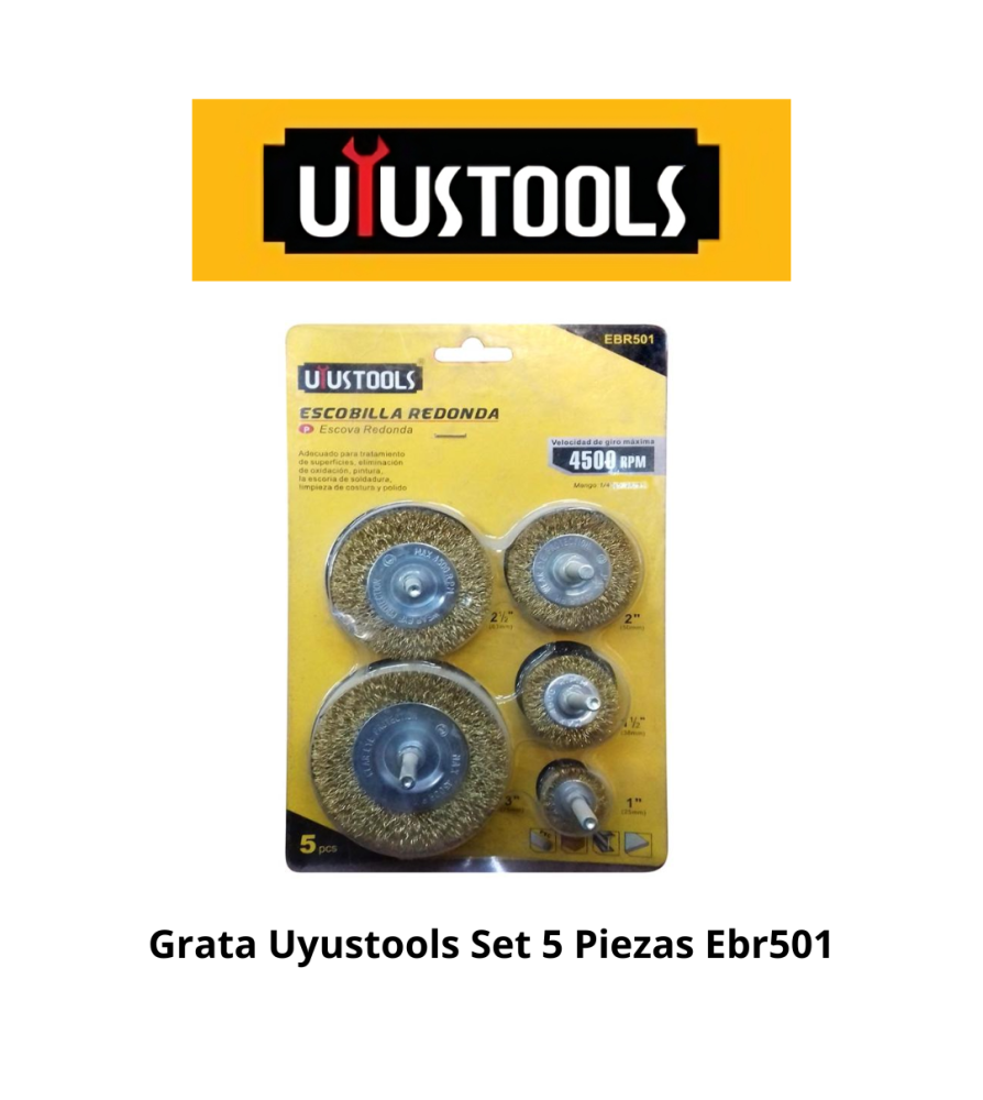 Grata Uyustools Set 5 Piezas Ebr501