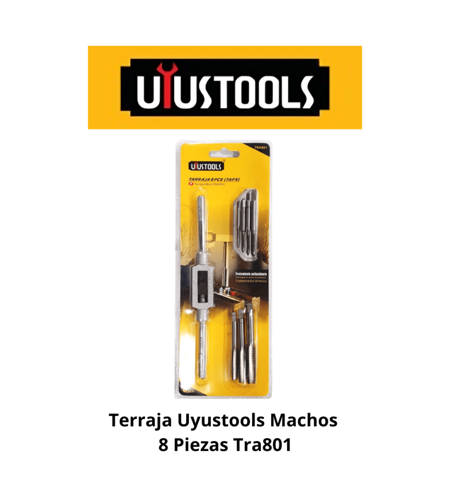 Terraja Uyustools Machos 8 Piezas Tra801