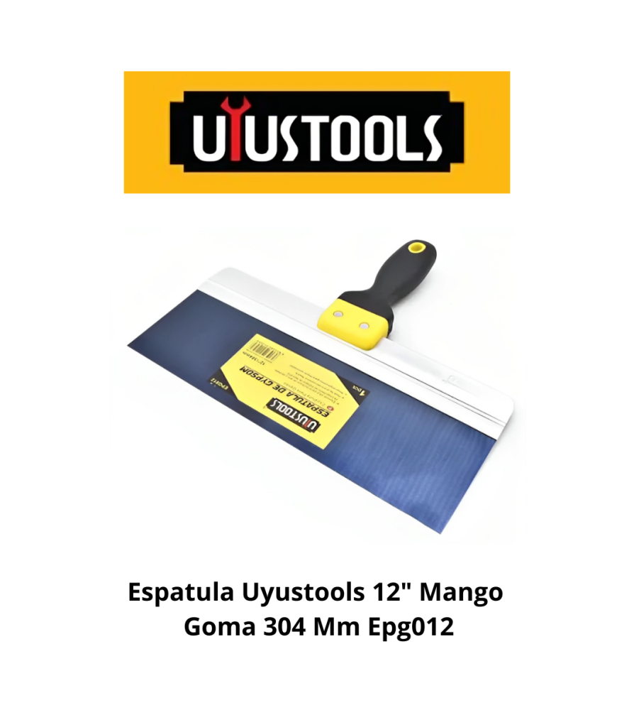 Espatula Uyustools 12" Mango Goma 304 Mm Epg012