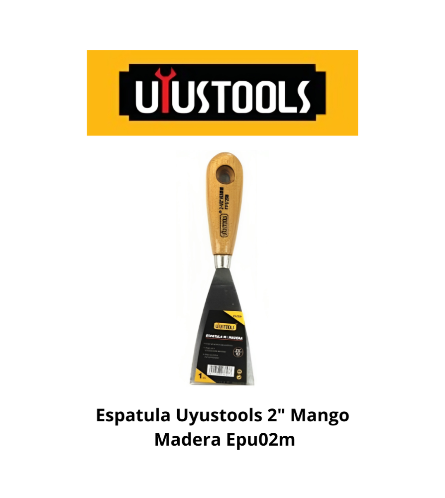 Espatula Uyustools Mango Madera 2 Epu02m