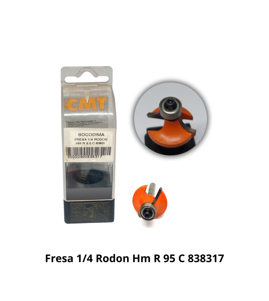 Fresa 1/4 Rodon Hm R 95 C 838317