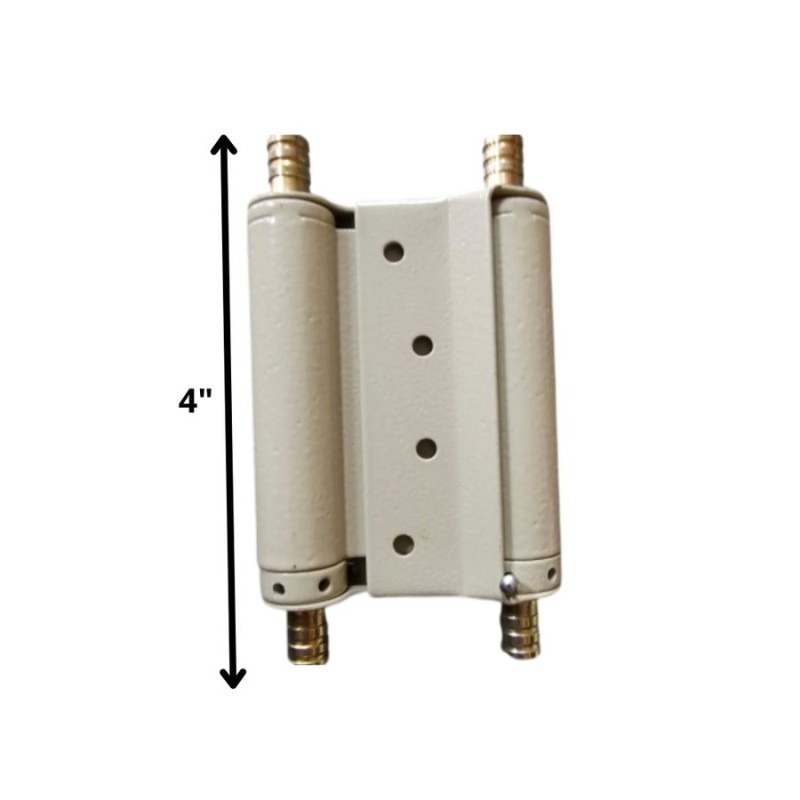 BISAGRA DOBLE ACCION ACERO ESMALTADO C/T 4"