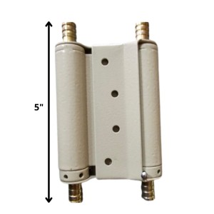 BISAGRA DOBLE ACCION ACERO ESMALTADO C/T 5"
