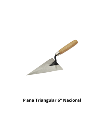 Plana Triangular 6" Nacional