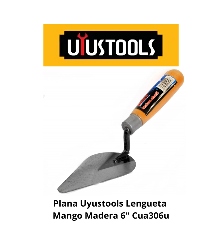 Plana Uyustools Lengueta Mango Madera 6" Cua306u